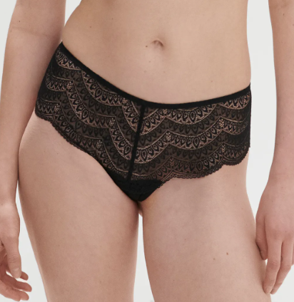 Simone Perele Karma Panty- Ivory/Black/Peau Rose -12V630/12V770