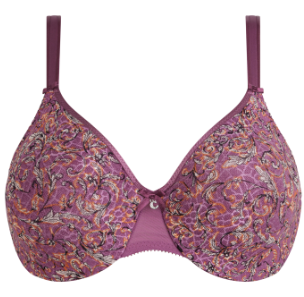 Chantelle C Magnifique Seamless Unlined Bra C18910- Baroque Print (0SK)