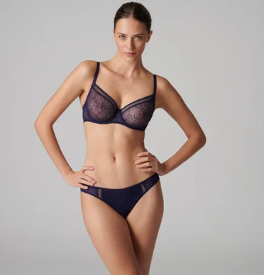 Simone Perele-Comete Underwire bra Midnight/Ruby Pink -12S324