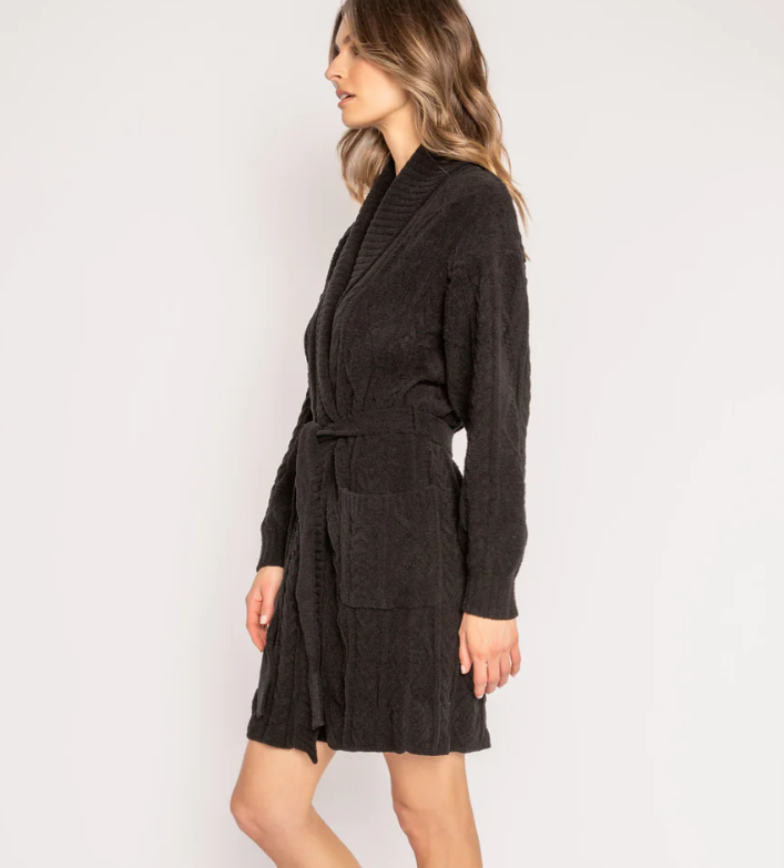CABLE KNIT ROBE- RKCKR
