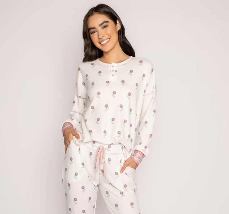 THERMAL ROSETTE LOUNGE TOP- RKTRLS