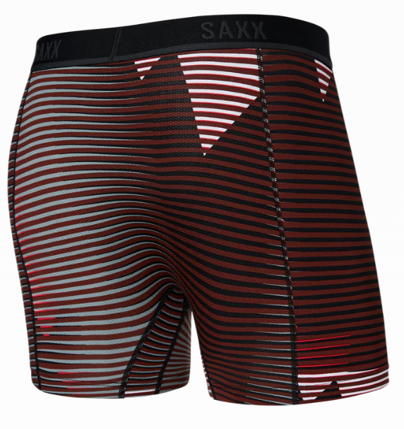 SAXX KINETIC LIGHT-COMPRESSION MESH Boxer Brief / Optic Mountain- Dark Brick-SXBB32