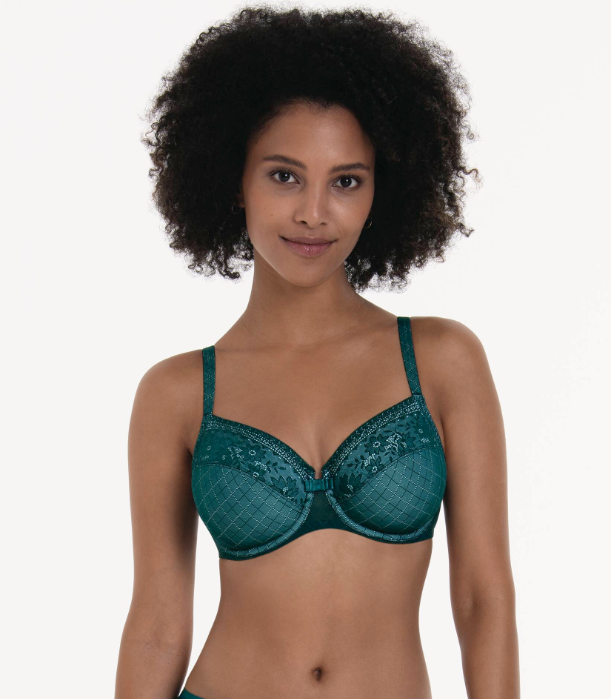 Rosa Faia Rosemary Underwire Bra-Emerald-5283/5284