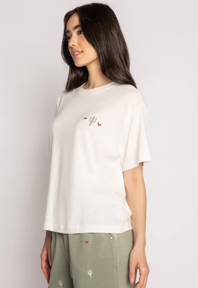 WILD LANDS SHORT SLEEVE T-SHIRT- RKWLT-IVORY