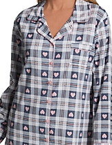 KayAnna Flannel Night Gown- F11435- 100%cotton