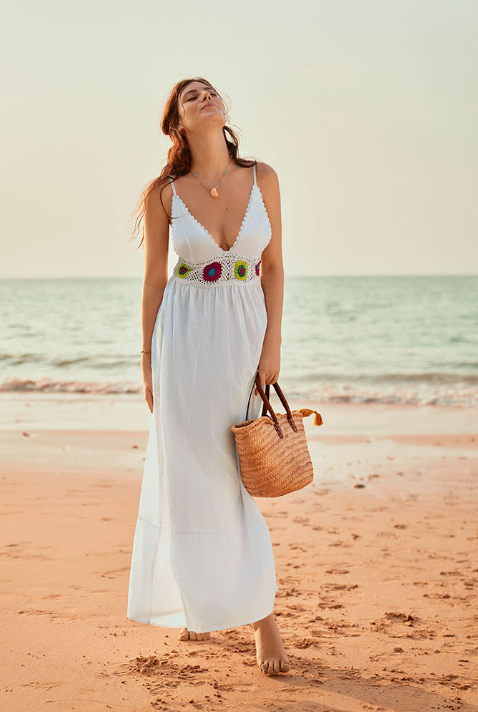 Rosa Faia Swim Crotchet Dress-8617