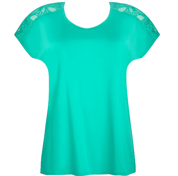 Antigel Stricto Sensuelle Short sleeves top - ELH4317 (White/ Green)