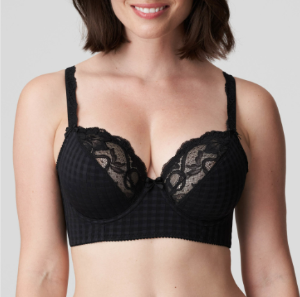 Prima Donna Madison Plunge Bra Longline-0262126 (Black)
