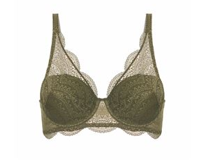 Simone Perele - Karma 3D Moulded Padded Cup - Adventure Green/Bougainvillea/Blush Pink-12V343