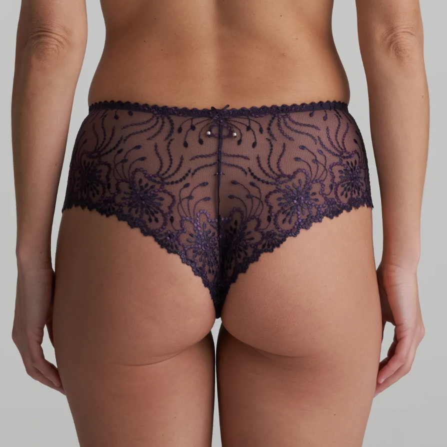Marie Jo Jane  Luxury Thong- Boudoir Cream/Amethyst- 0601331