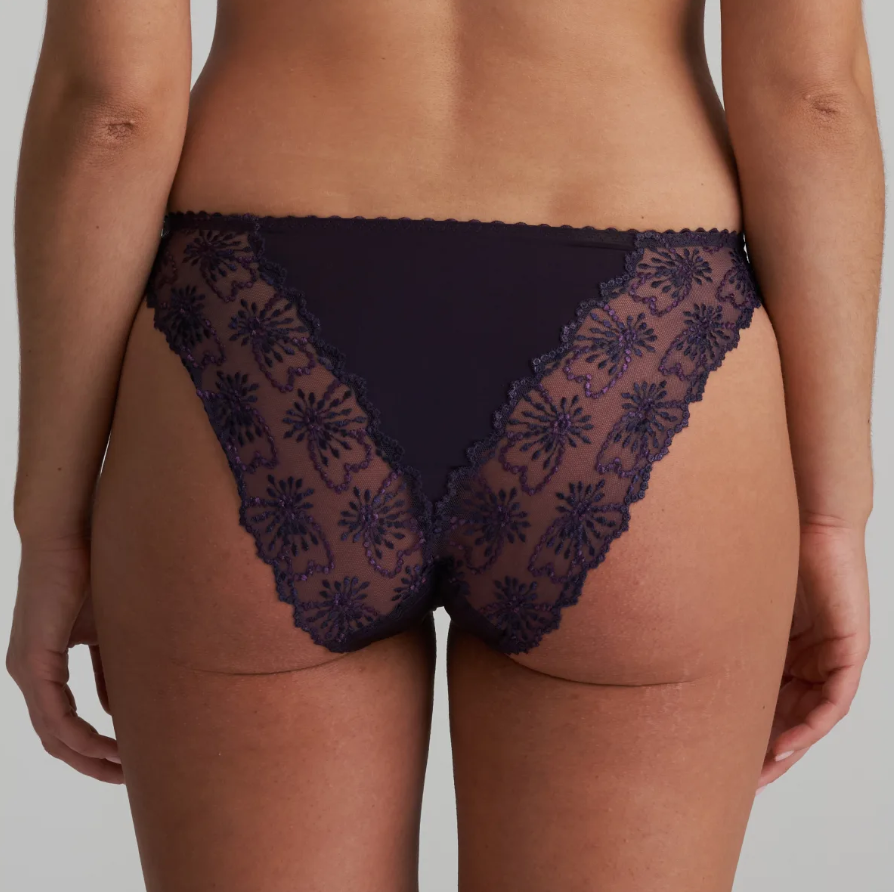Marie Jo Jane 0501333 Italian Briefs- Velvet Blue/Amethyst