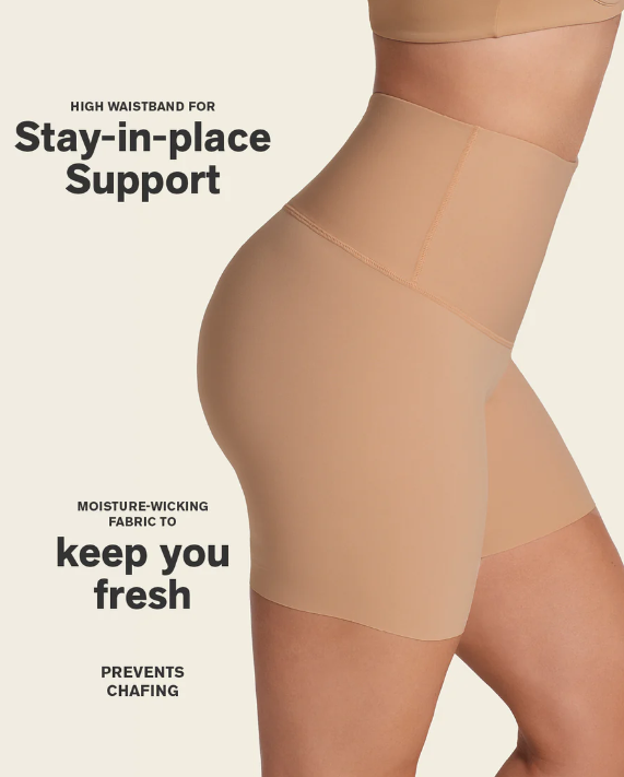 Leonisa-Firm High Waisted Shaper Slip Short-012925