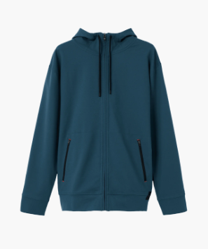 SXHZ62- SAXX Trailzer Full Zip Hoodie- BLK/ BRP