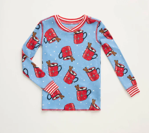 PJ Salvage-Hug In A Mug-Kids PJ Set-RQKHIST-DENIM