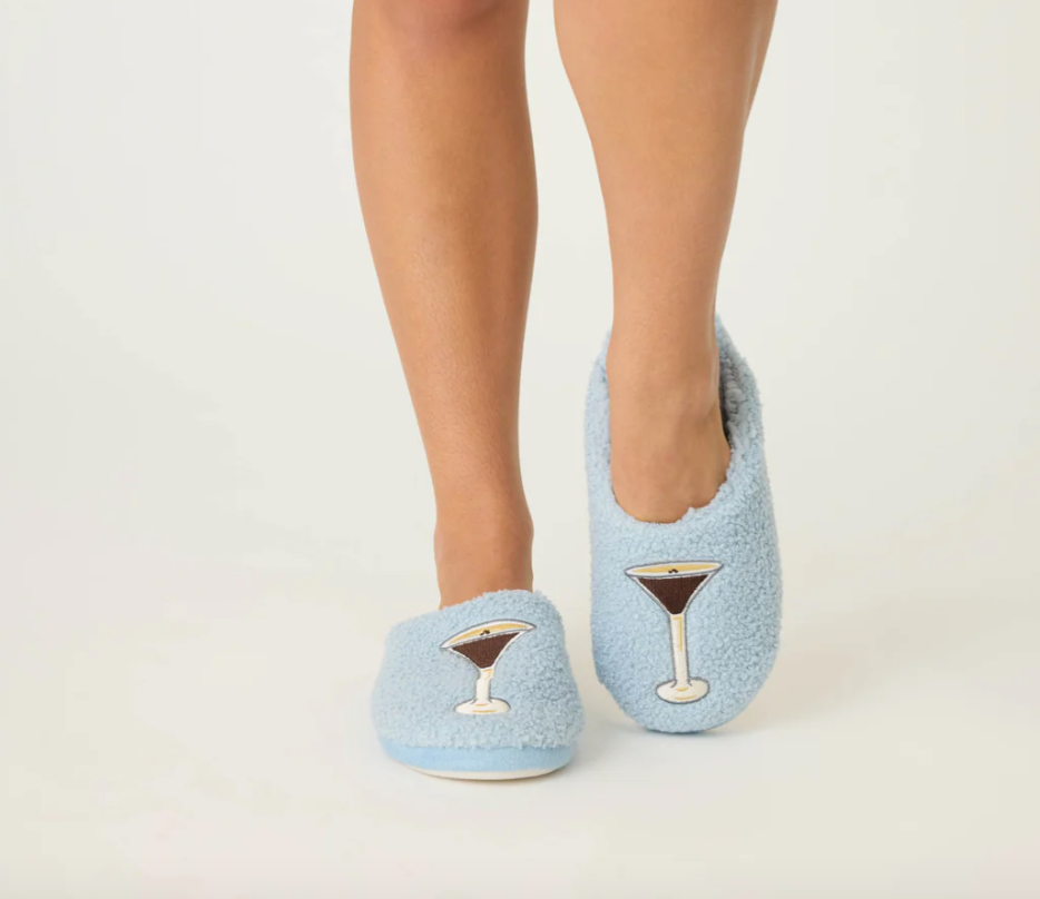 PJ Salvage-Espresso Martini Fun Slippers-RRFSSL