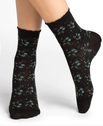 Bleuforêt-Boho Openwork Socks-6469
