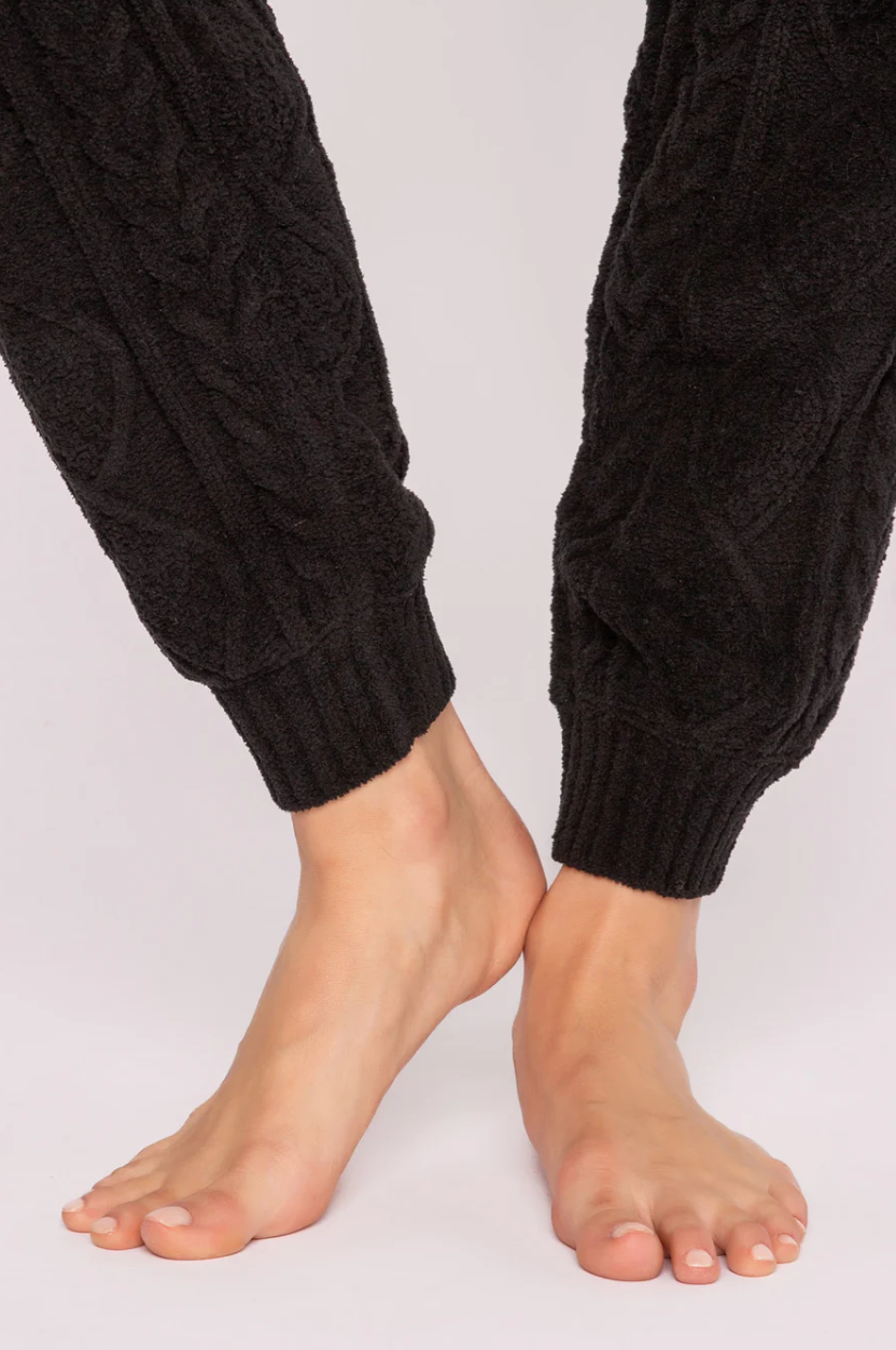 P.J Salvage Cable Knit Drawstring Joggers - RKCLP