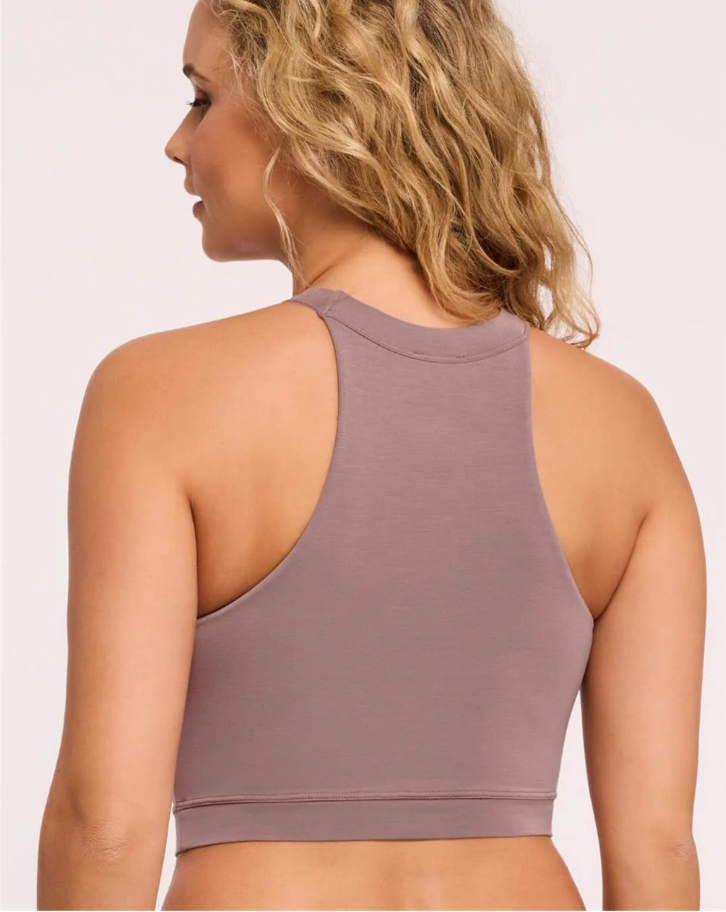 Fleur't Cropped Top-614 Cappuccino/Black/Ink