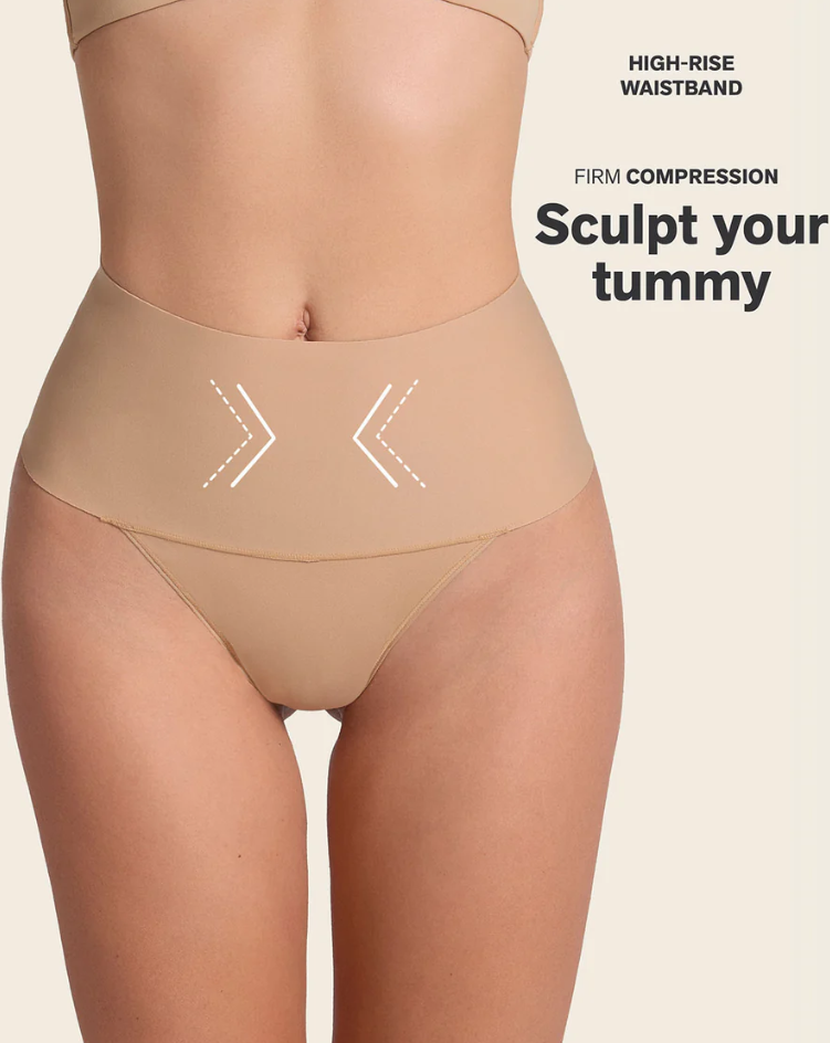 Leonisa High-Tech High-Waisted Sculpting Thong - 092046