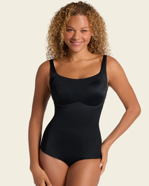 Leonisa-Core Boldly-Scoop Back Wireless Classic Sculpting Bodysuit-018533