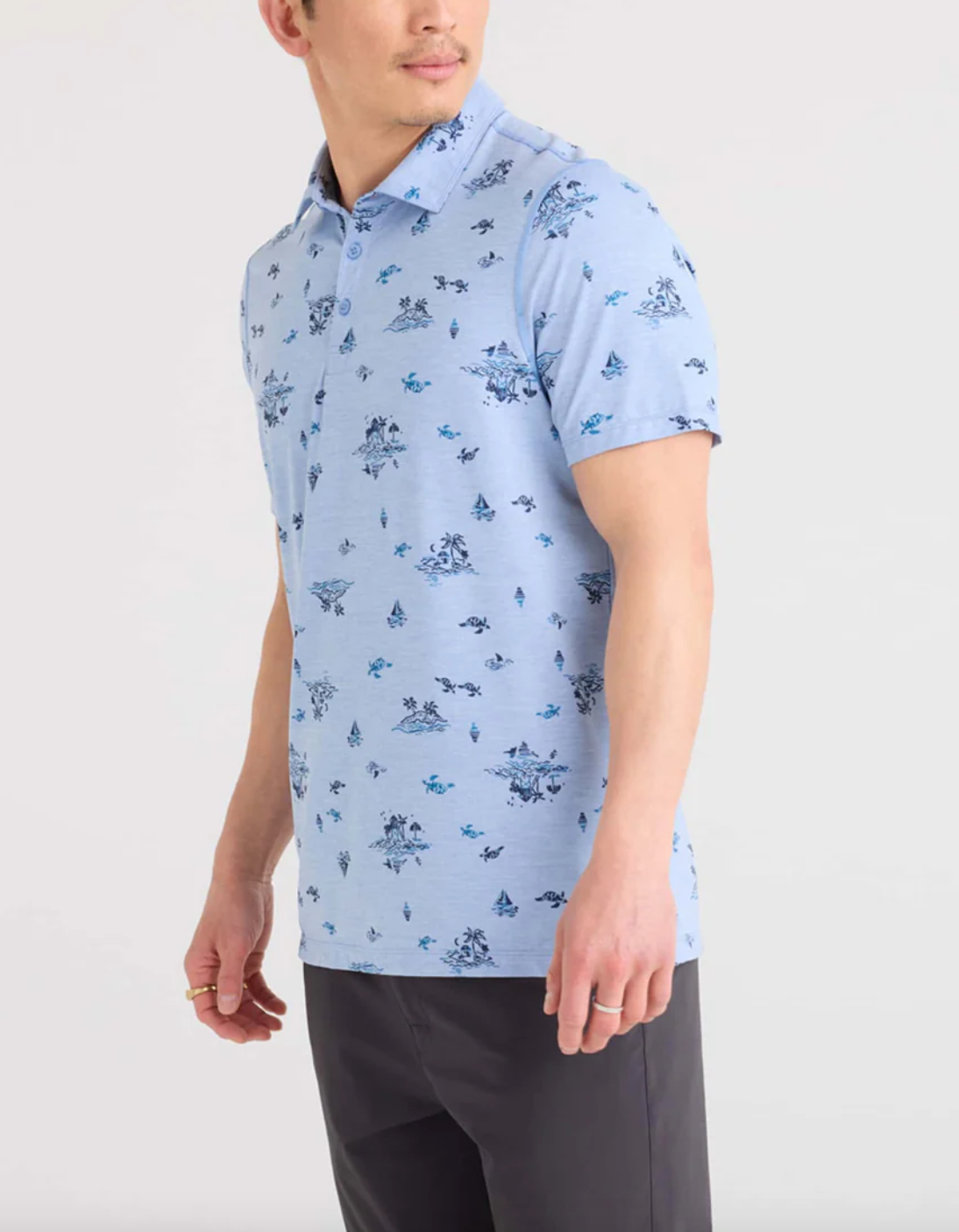 SAXX-DropTemp® All Day Cooling UPF Performance Polo-SXCP10