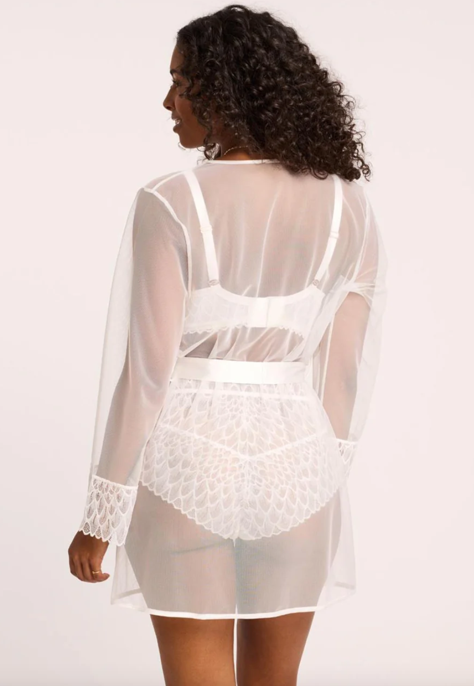 Montelle Lacy Cover-up- 9341- Black