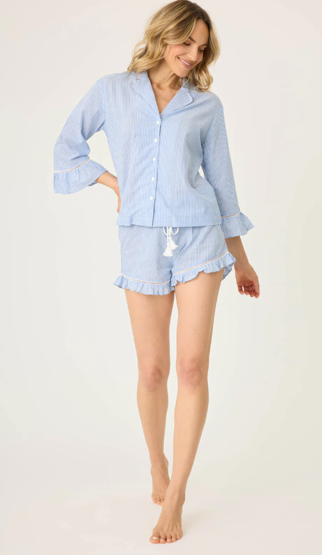 PJ Salvage-Dainty Daisy Shorts Lounge Set-RSDDST2