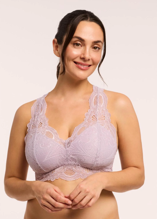 Fleur't Belle Époque Full Lace T-Back Bralette -612F