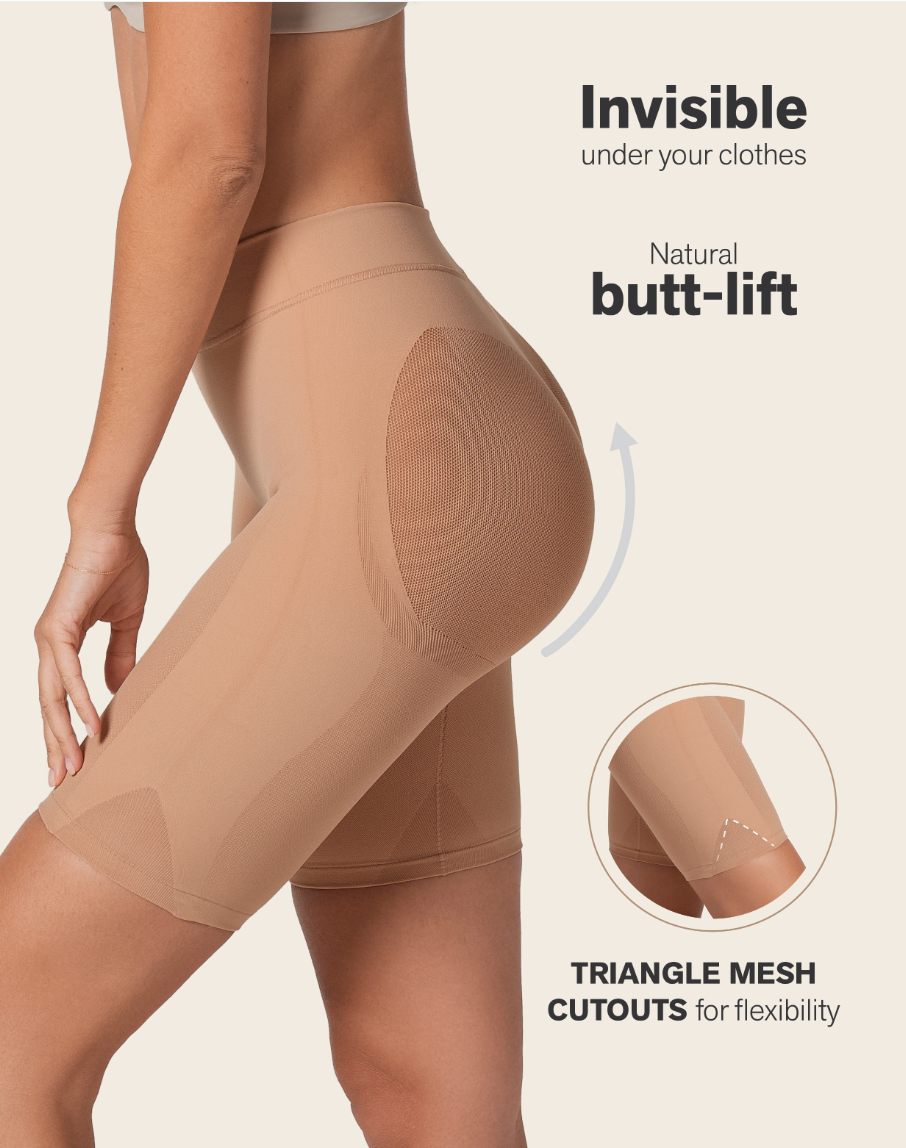 Leonisa Well-Rounded Invisible Butt Lifter Shaper Short- 012778