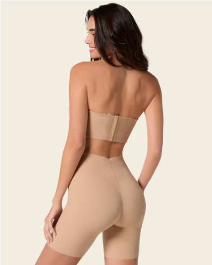 Leonisa InvisiLift Seamless Butt Lifter Shaper Short 092062 801- Golden Beige