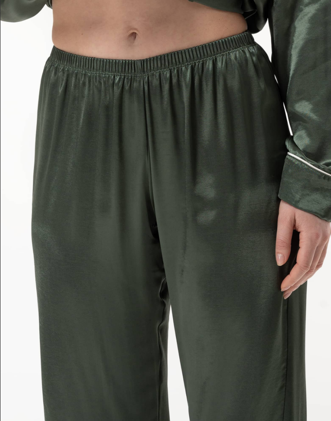 Le Chat DARCY 106 Lichen-0420 Viscose Button-Down Pajamas C115APY