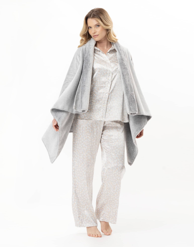 Le Chat LINETTE 106 Multicolour-0023 Viscose button-down pyjamas C117APY