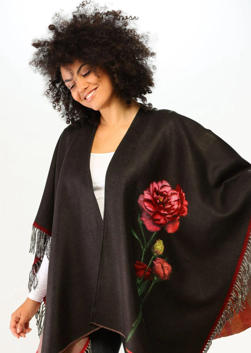 FRAAS Poncho Rose Cashmink- 625512