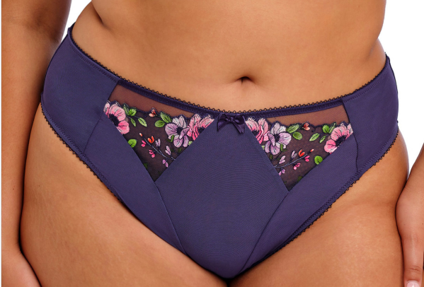 Elomi Himari Midnight High Leg Brief- EL302153MIH