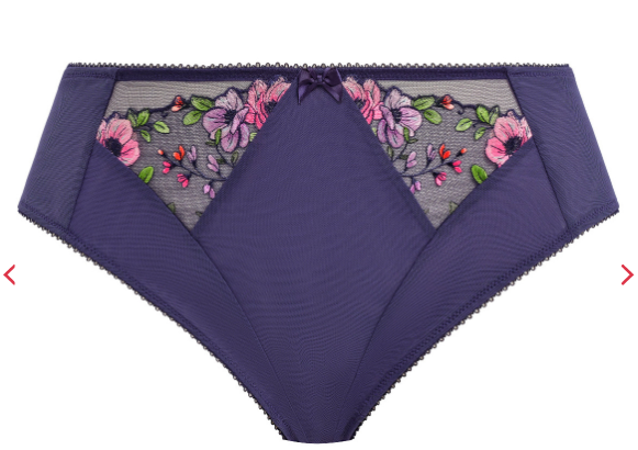 Elomi Himari Midnight High Leg Brief- EL302153MIH