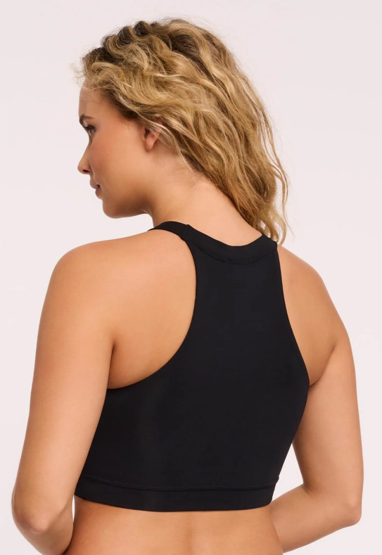 Fleur't Cropped Top-614 Cappuccino/Black/Ink