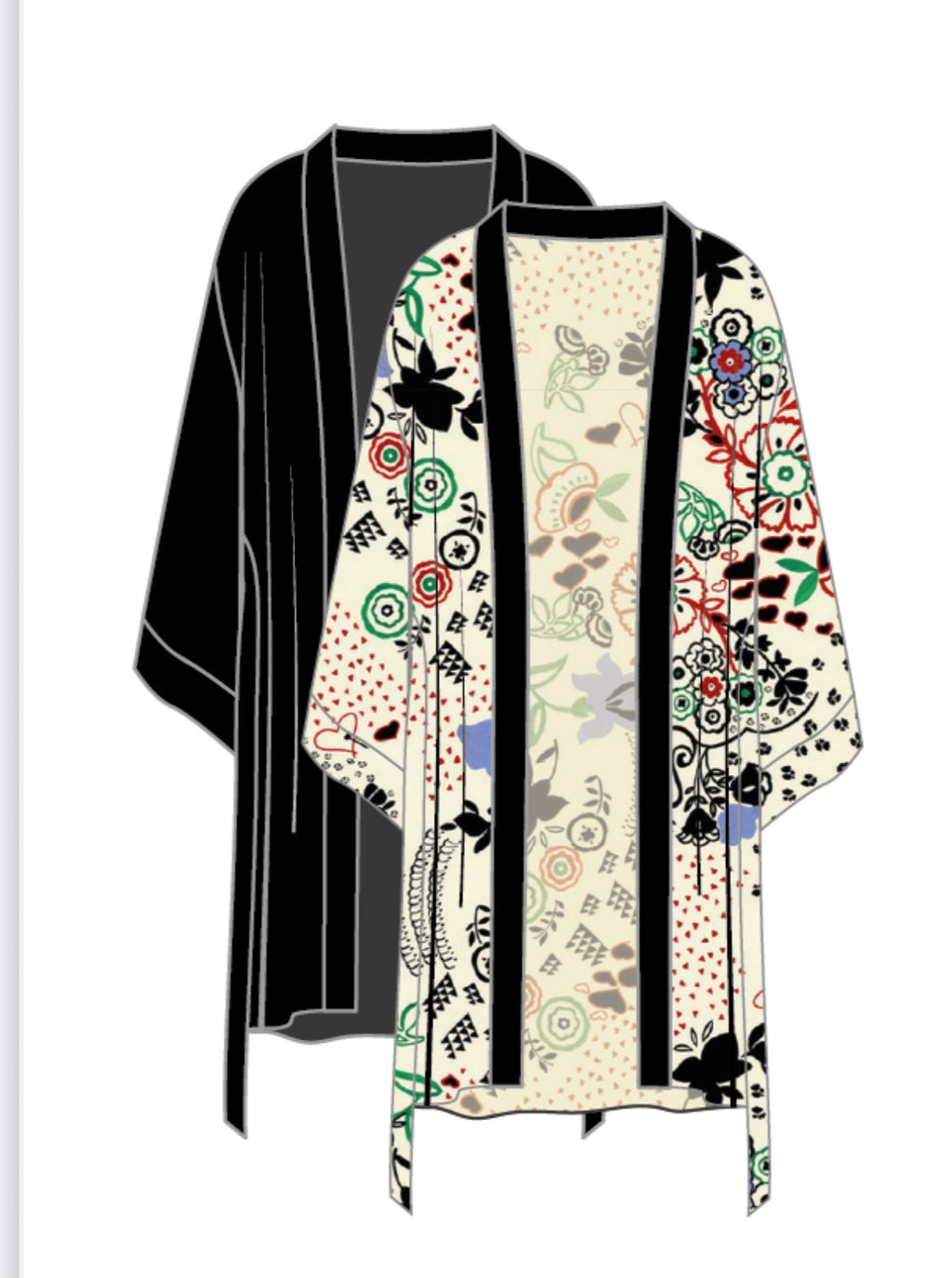 SHAN - Ready to Wear Kimono- Florence Print- 42611-85
