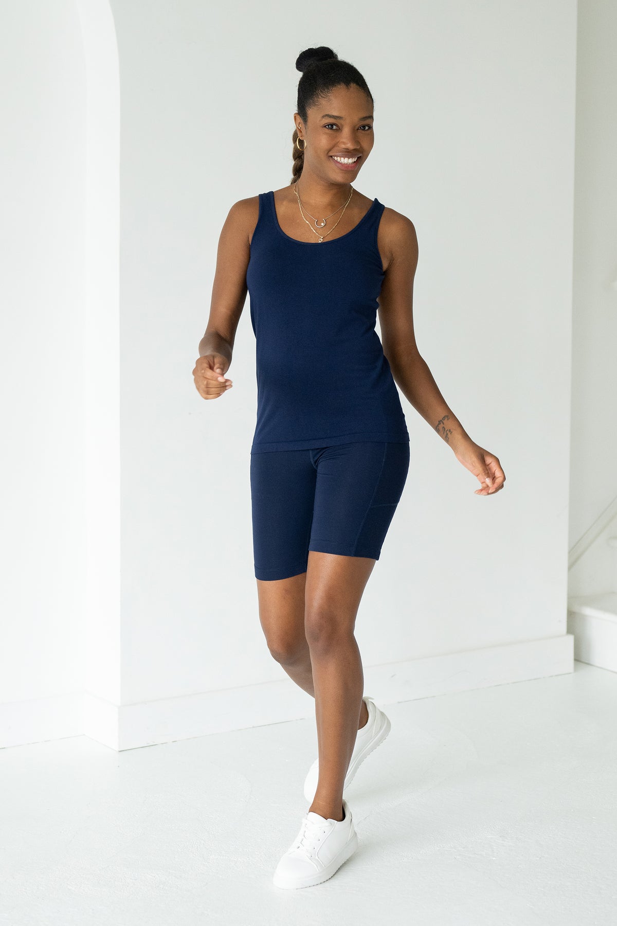 Terrera-Side Pocket Shorts - Forest Green/ Ink- 314200