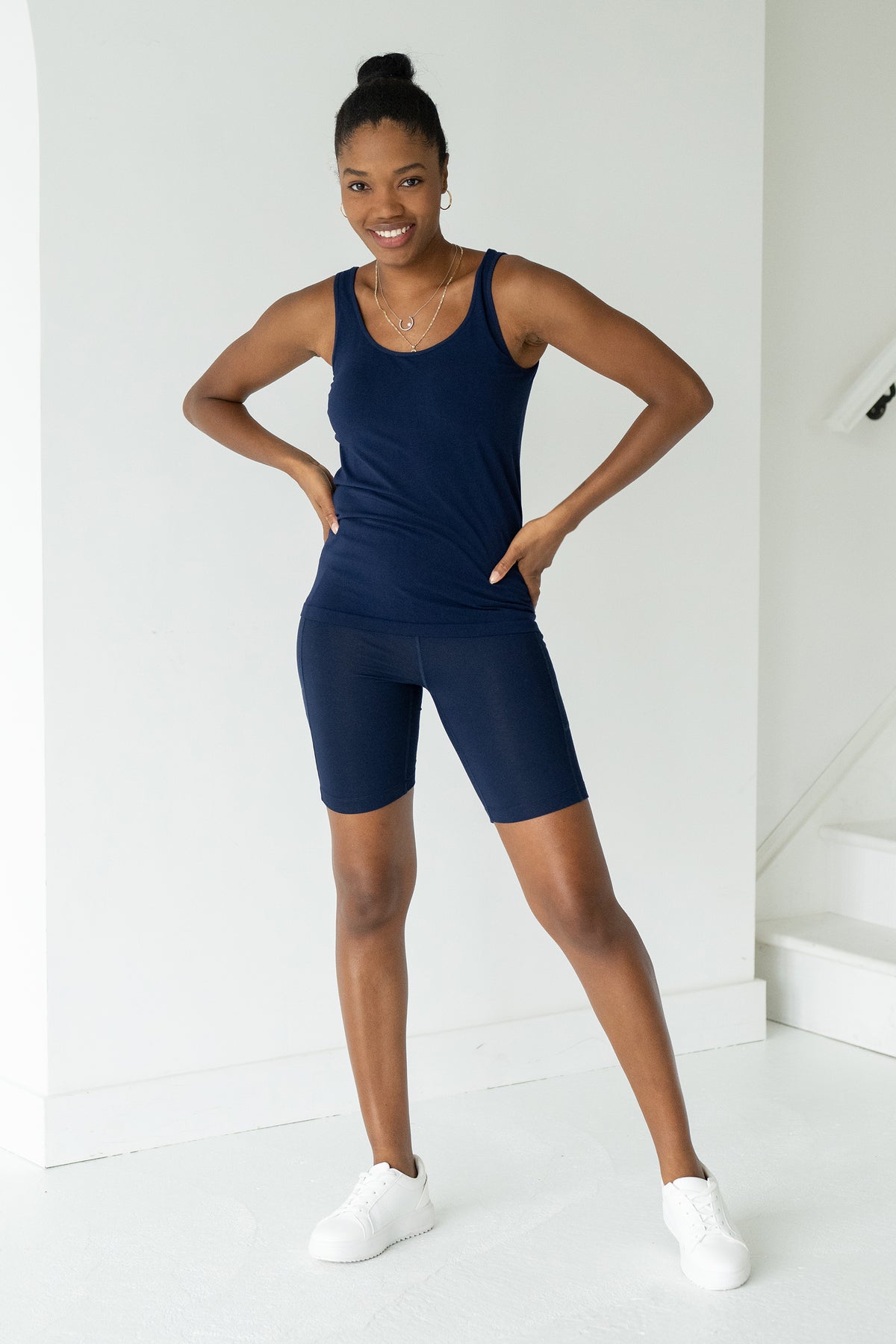 Terrera-Side Pocket Shorts - Forest Green/ Ink- 314200