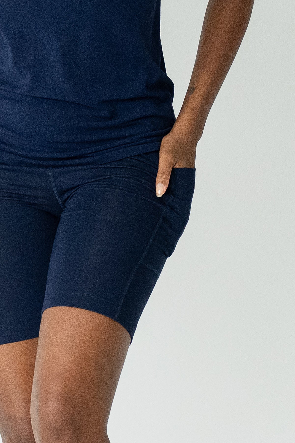 Terrera-Side Pocket Shorts - Forest Green/ Ink- 314200