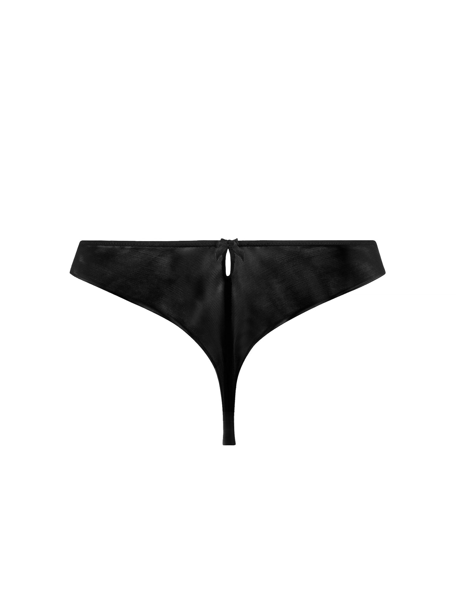 LISE CHARMEL SPLENDEUR SOIE  Thong- MARINE- ACC0080