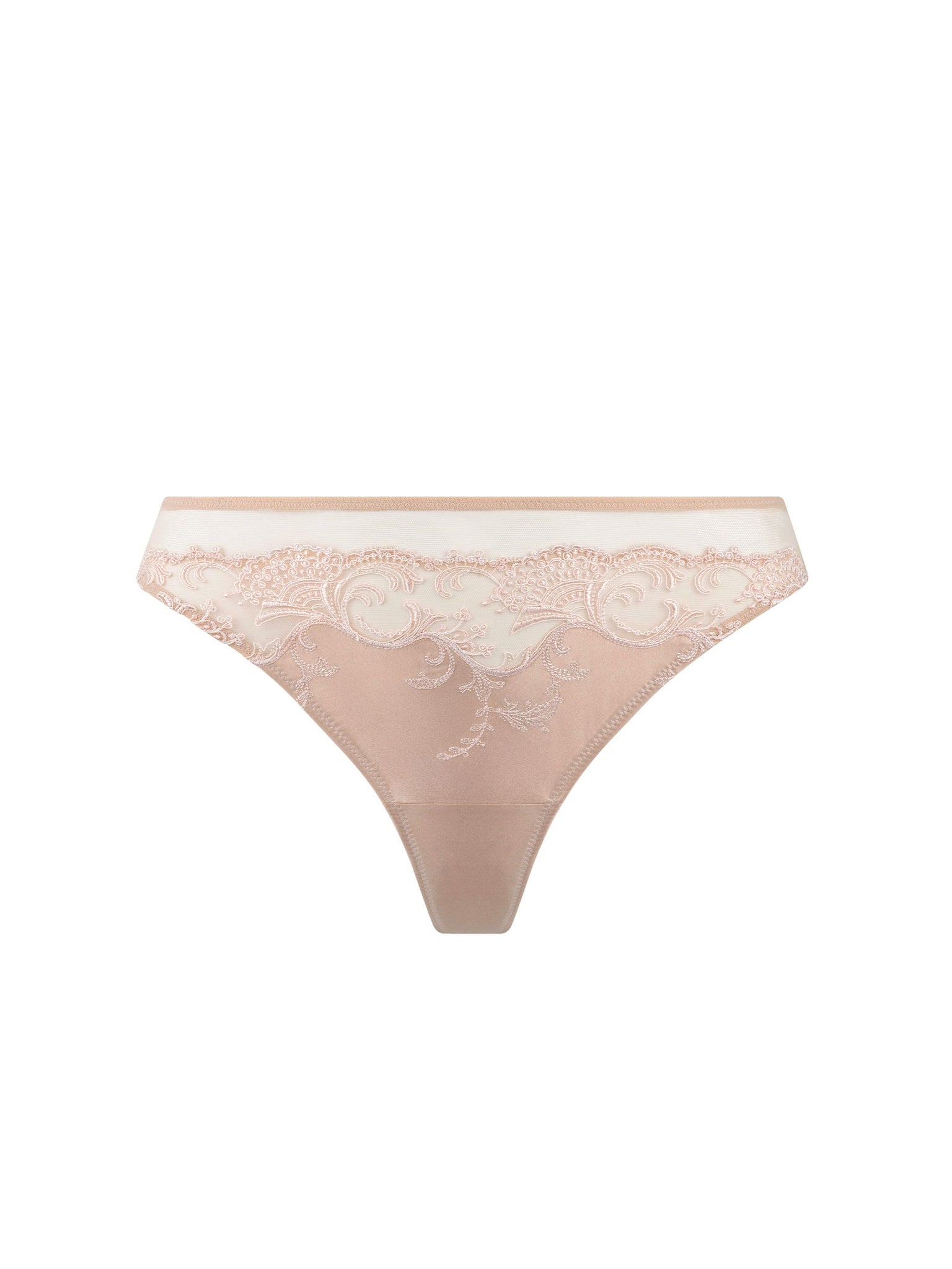 LISE CHARMEL SPLENDEUR SOIE  Thong- MARINE- ACC0080