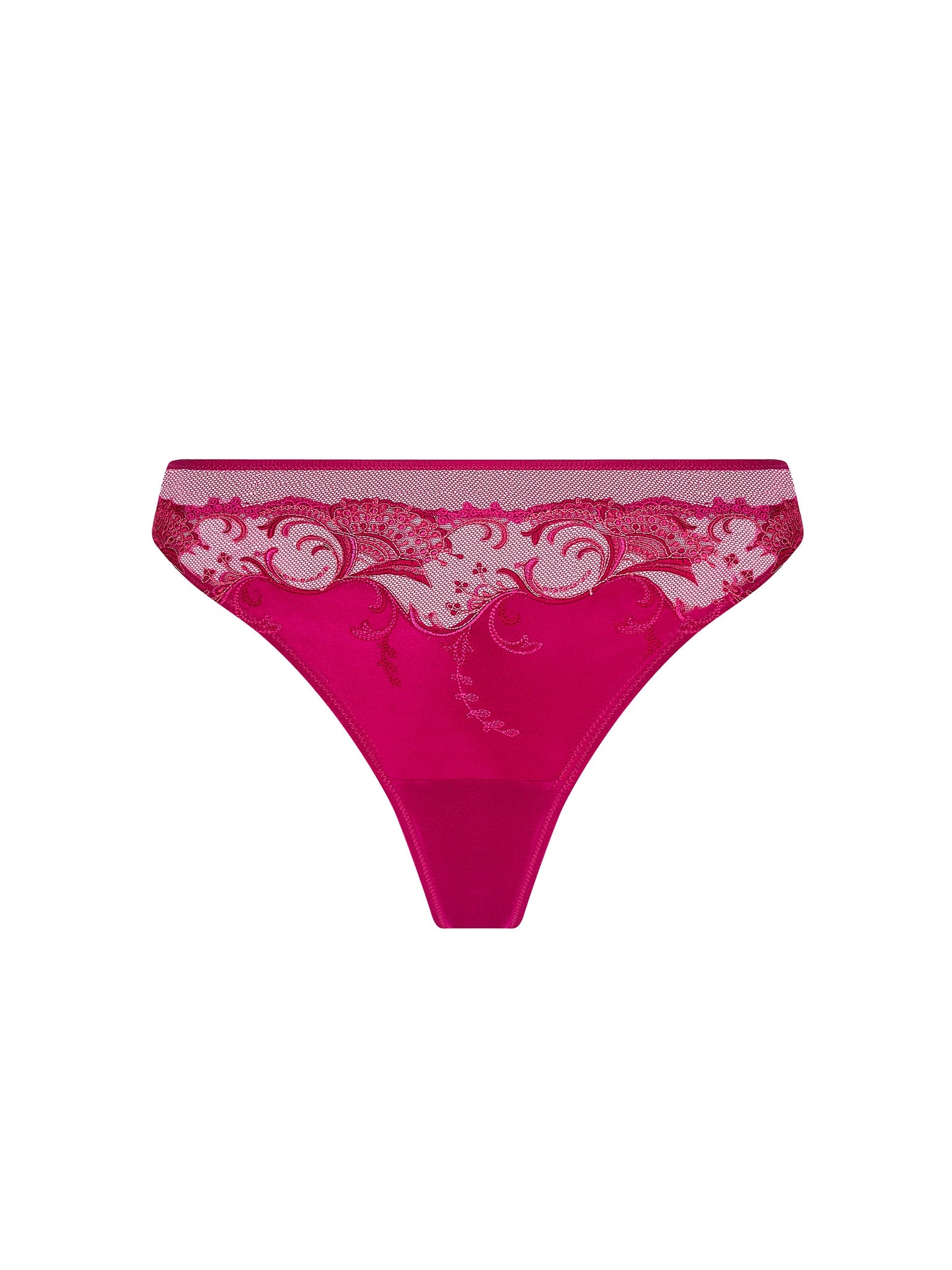 LISE CHARMEL SPLENDEUR SOIE  Thong- MARINE- ACC0080