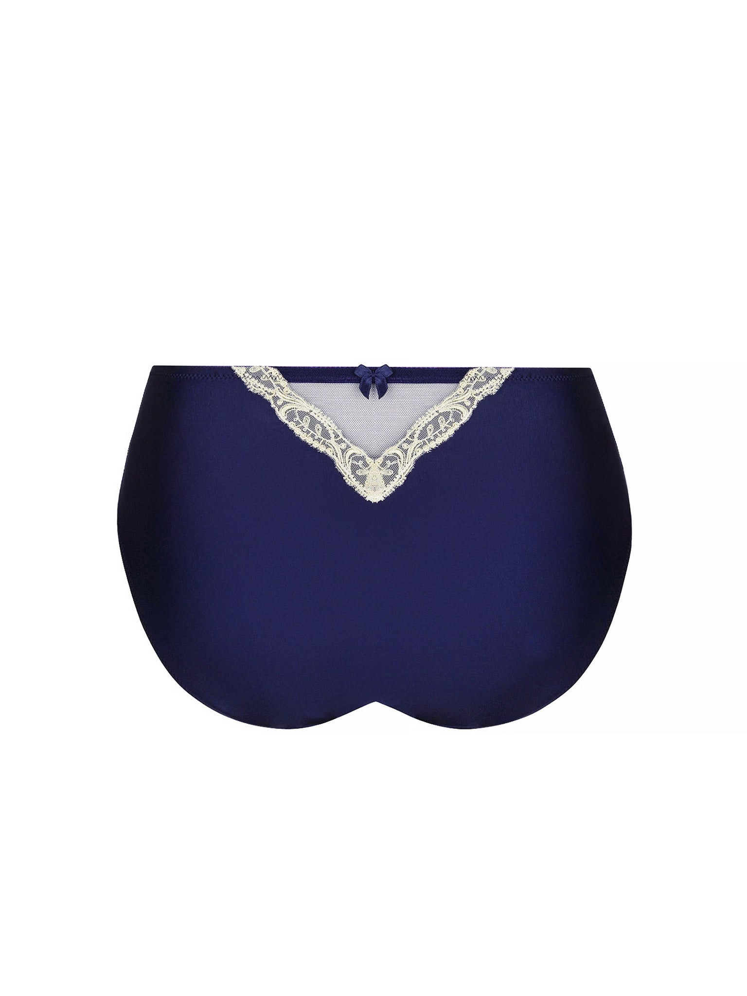 LISE CHARMEL SPLENDEUR SOIE  High Waist Brief- MARINE- ACC0380