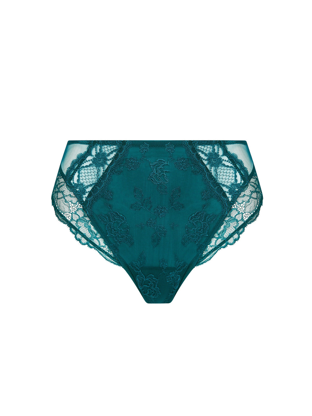 LISE CHARMEL SUBLIME EN DENTELLE  High Waist Brief - ACH 0313- Vert Princesse