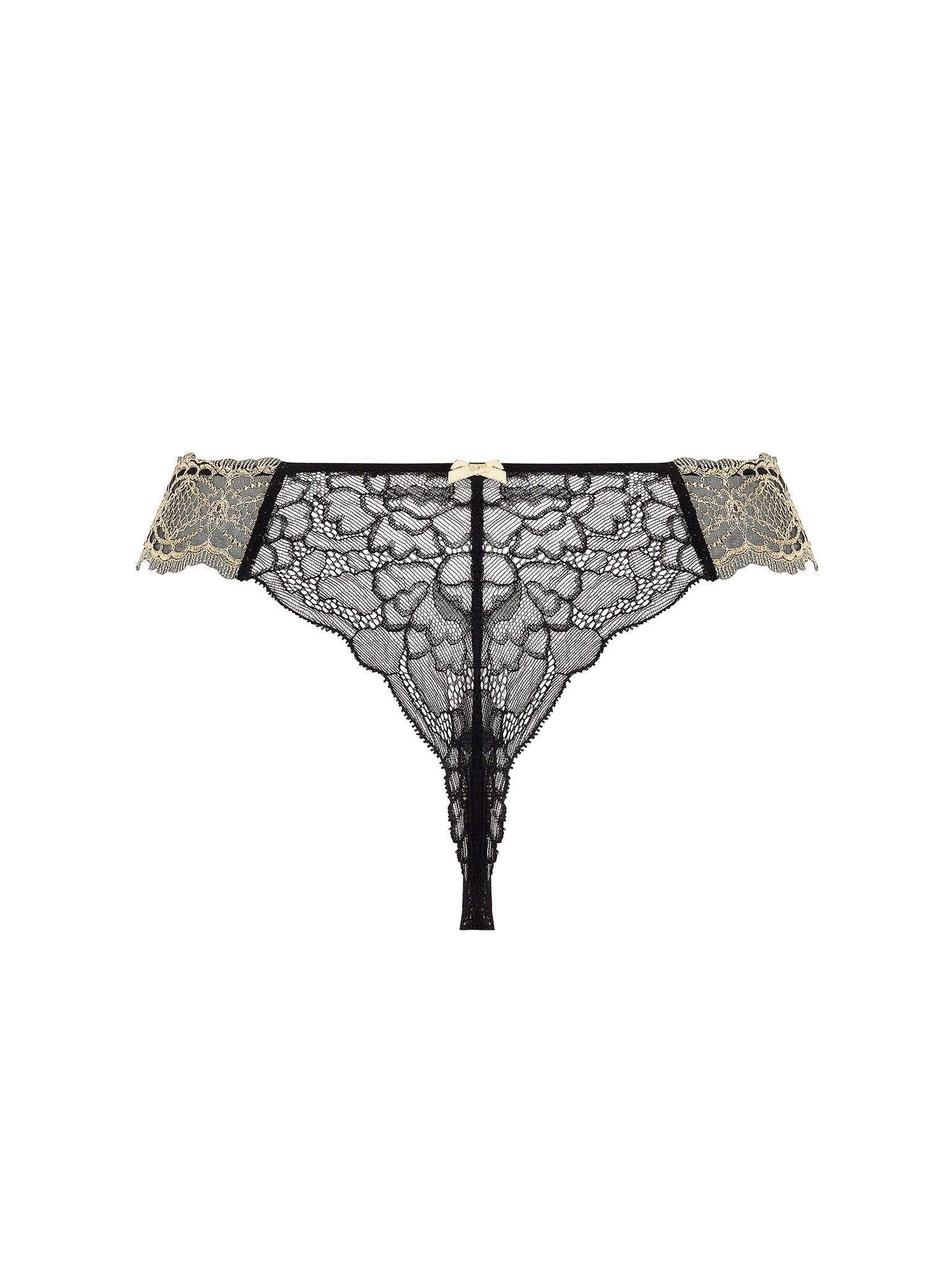 LISE CHARMEL - SUBLIME EN NOIR THONG - NOIR ECLAT - ACJ0013