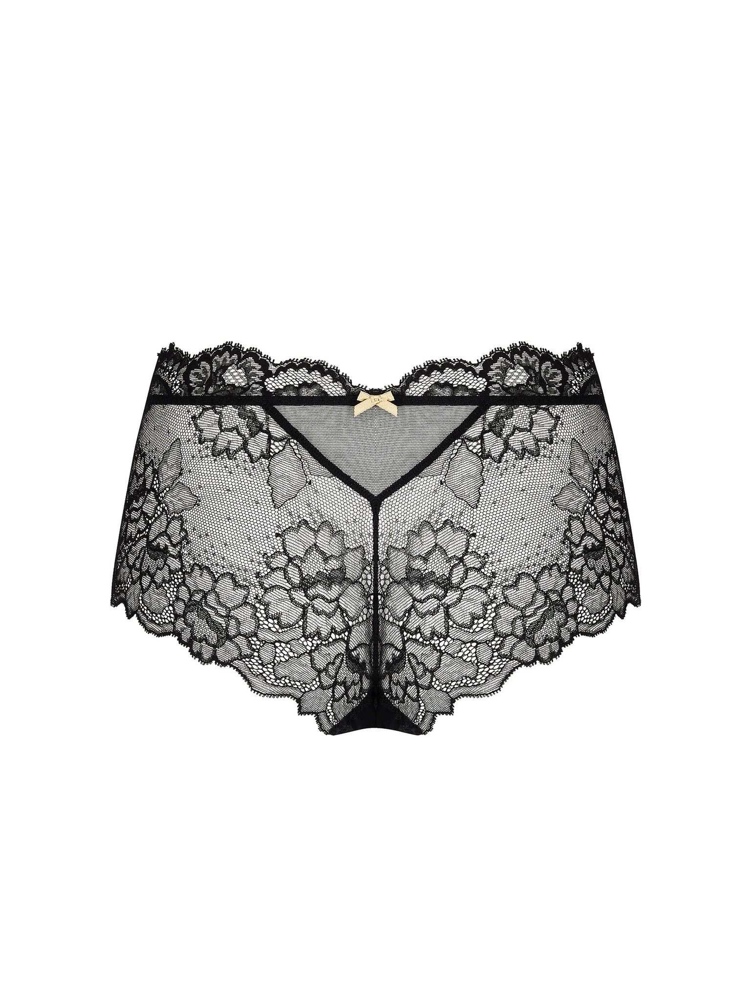 LISE CHARMEL - SUBLIME EN OR BOYSHORT - NOIR ECLAT - ACJ0413