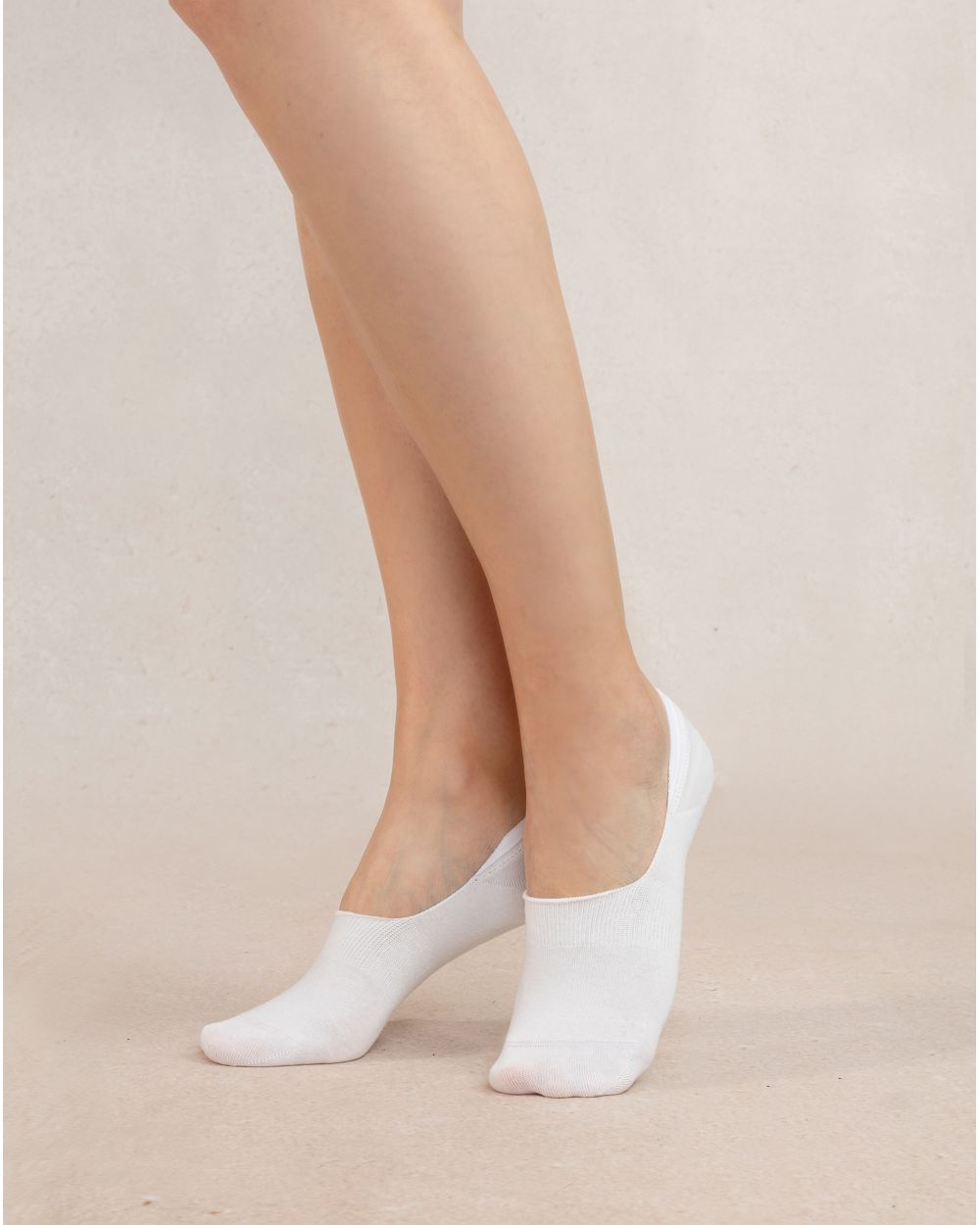 Bleuforet No Show Cotton Socks Twin Pack - 2816D