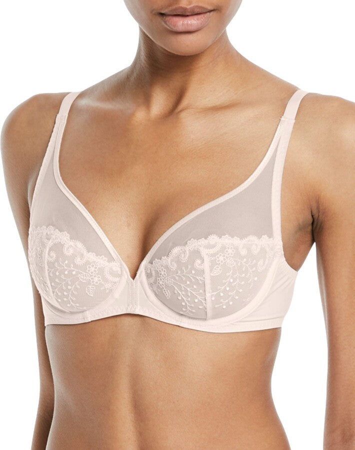 Simone Perele Delice Full Cup Plunge 12X319 -Blush/White