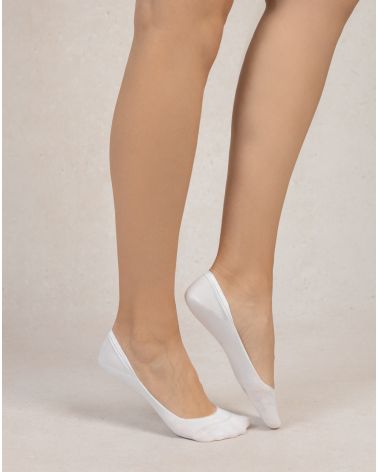 Bleuforet-Low Cut Cotton Footlets Twin Pack - 6555D